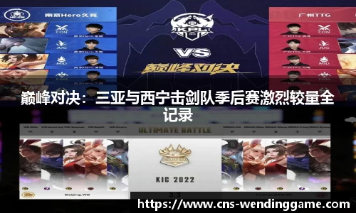 巅峰对决：三亚与西宁击剑队季后赛激烈较量全记录